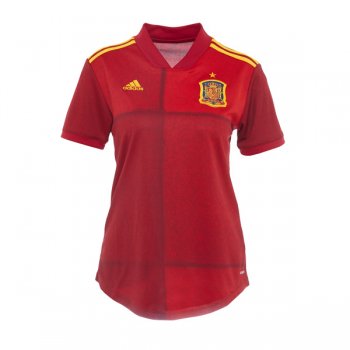 2020 Spain Home Women Soccer Jersey Shirt