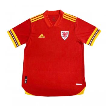 2020 Wales Home Authentic Soccer Jersey (Player Version)
