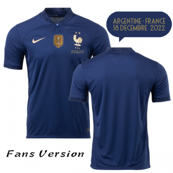 2022 France VS Argentina World Cup Final Match Detail Jersey
