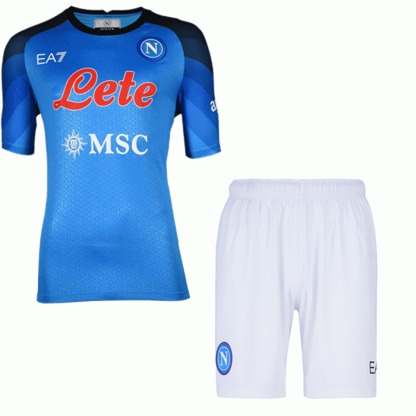 Napoli Soccer Jersey Home Kit(Jersey+Shorts) Replica 2022/23