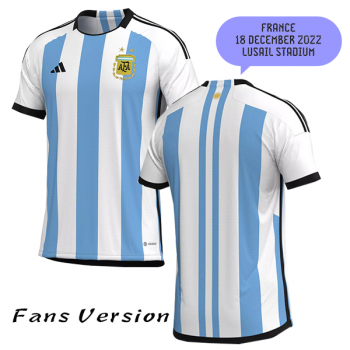 2022 Argentina VS France World Cup Final Match Detail Jersey