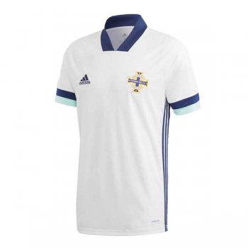 2020 Northern Ireland Away White Soccer Jersey Shirt