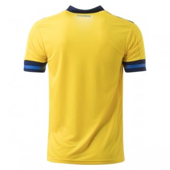 2020 Sweden Home Yellow Soccer Jersey Shirt