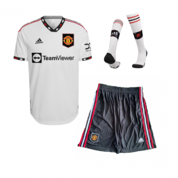 Manchester United Jersey Away Whole Kit(Jersey+Shorts+Socks) Replica 2022/23