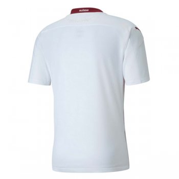 2020 Switzerland Away White Authentic Soccer Jersey (Player Version)