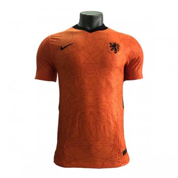2020 Netherlands Home Orange Authentic Soccer Jersey (Player Version)