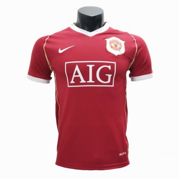 2006-2007 Manchester United Home Retro Jersey