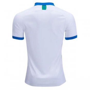 2019 Brazil Away White Soccer Jersey Shirt
