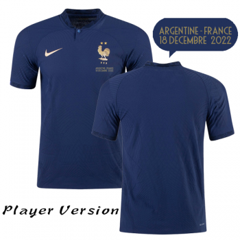 2022 France VS Argentina World Cup Final Match Detail Jersey(Player Version)