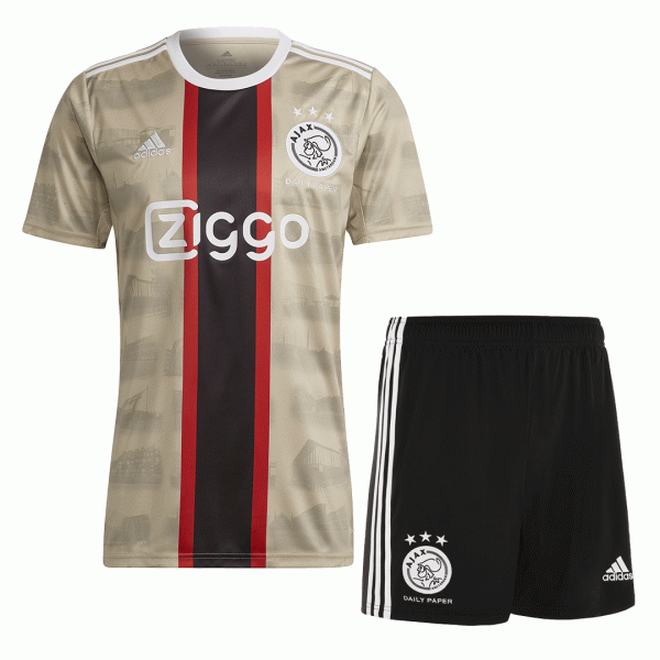 Ajax Soccer Jersey Third Away Kit(Jersey+Shorts) Replica 2022/23