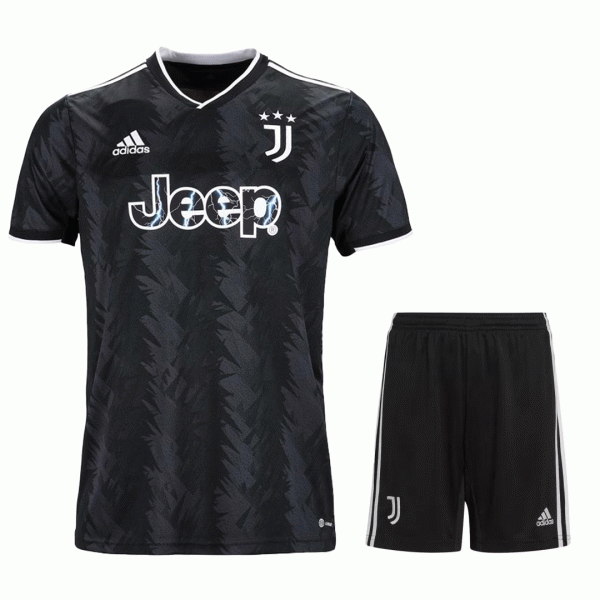 Juventus Jersey Away Kit(Jersey+Shorts) Replica 2022/23